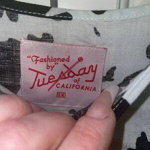 Fashion by Tuesday of California Cow print dress!!!!! 🐄